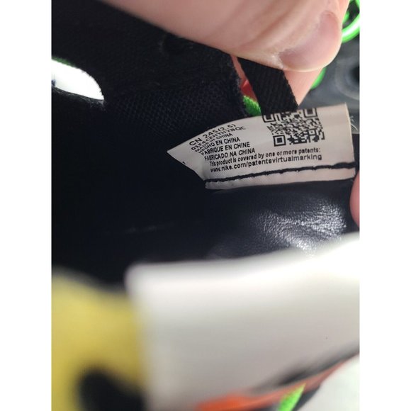 Nike Blazer Low x Off-White ‘77 Black Electro Green Mens Size 6.5 DH7863-100 - Picture 12 of 14